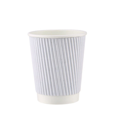 Vaz 8Oz Ripple Cup With Lid 30Pcs