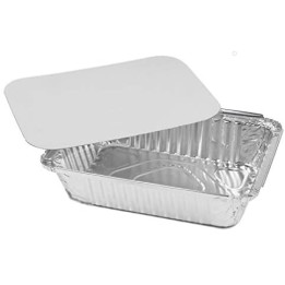 Vaz Aluminium Container with Lid No. 8389-12015, 12 pcs