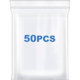 أكياس فاز 9×7 بوصة مع قفل سحاب – 50 قطعة