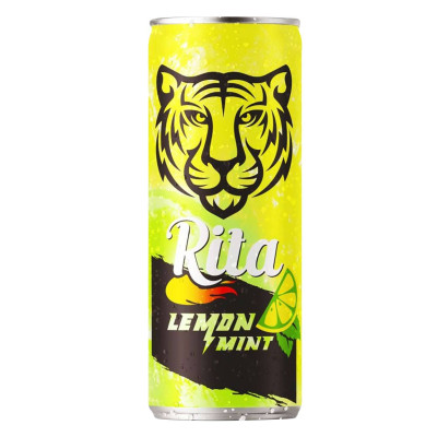 Rita Limon Mint Sprkling Drink Slim Can 240Ml