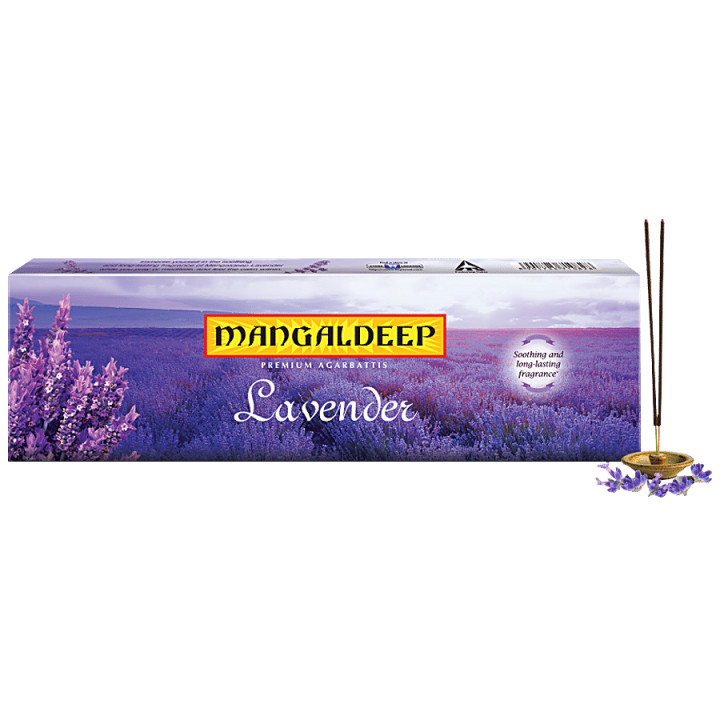 Mangaldeep Flora Lavender Incense, 1 pack