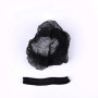 Foodex 100pcs Black Non-Woven Mop Caps