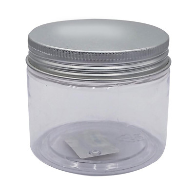 Cx003 No. 150Ml Rnd Plastic Pet Jar With Alu Lid 1Pcs