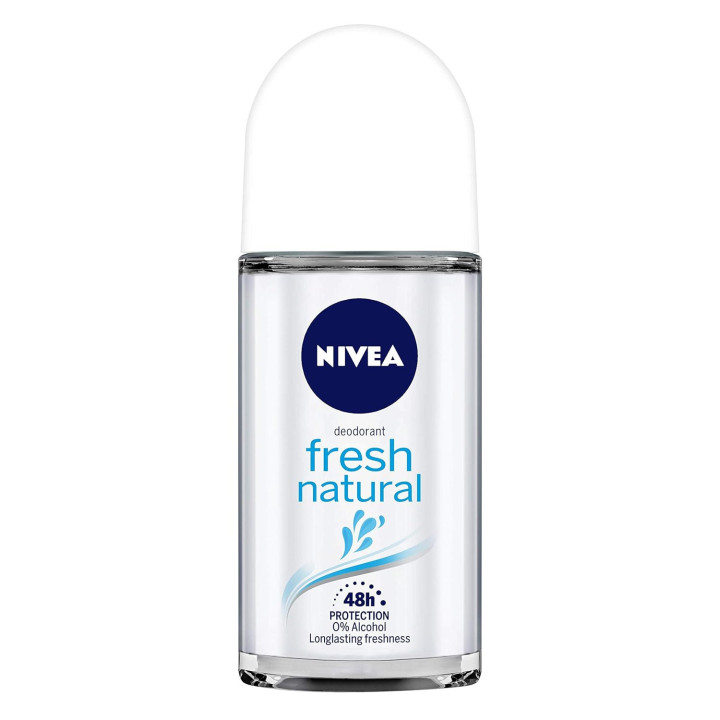 Nivea Fresh Natural Deodorant Roll-On No. 82809, 50 ml