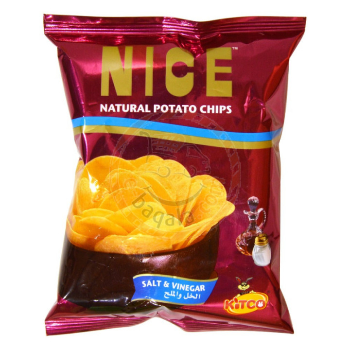 Kitco Nice Salt and Vinegar Potato Chips, 26 g