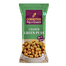 ذرة كورنيتوس بالبازلاء الخضراء المغمورة بالتوابل الحارة واللذيذة 26 جرام
