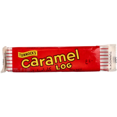 Tunnocks Caramel Log Wafer Biscuit 40G