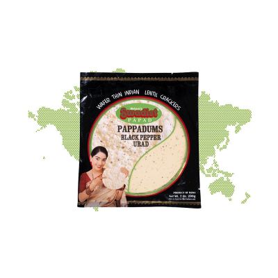 Swadist Black Pepper Papad 200Gm