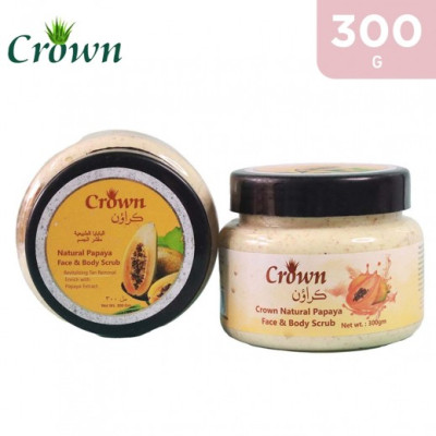 Crown Natural Papaya Body Scrub 300Gm
