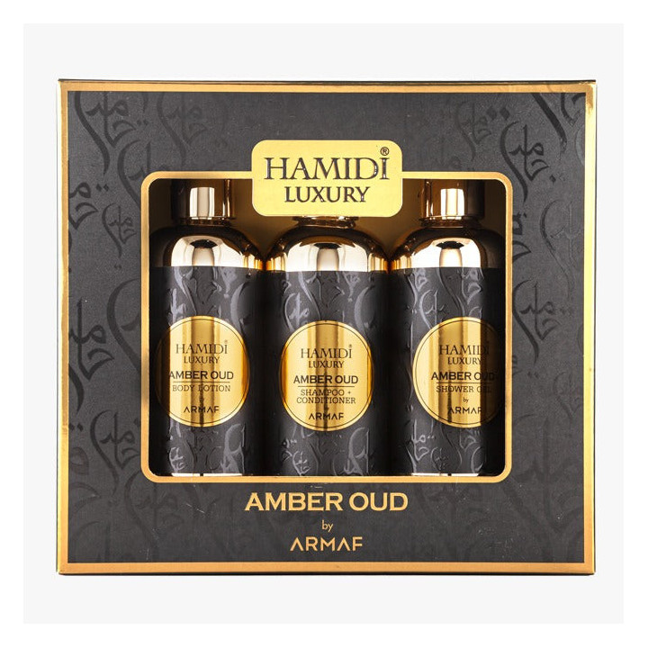 Hamidi Amber Oud Gift Set, 95 ml
