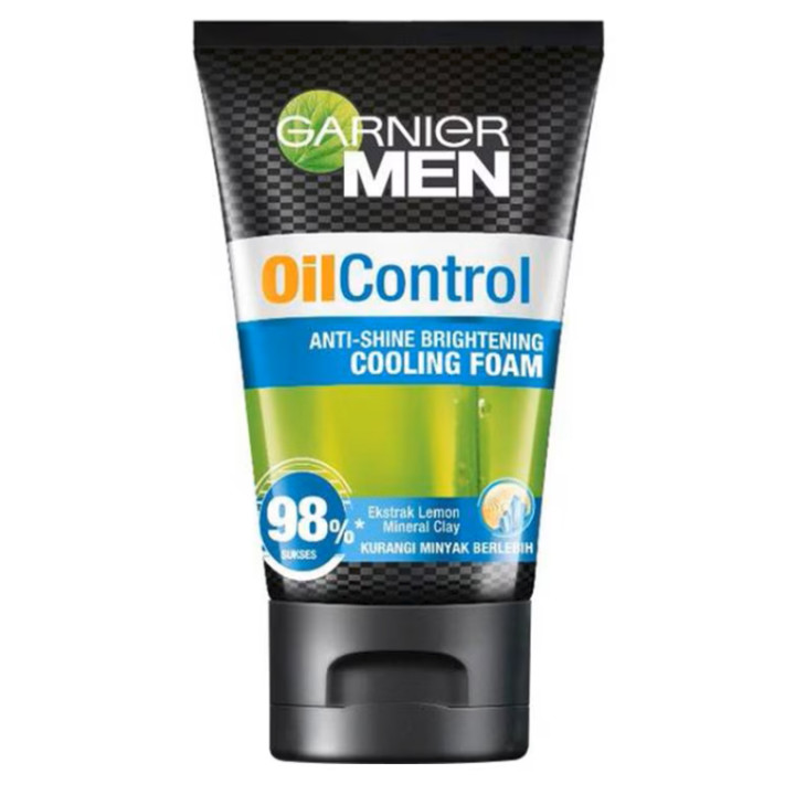 Garnier Men Oil Control Cooling Foam Face Wash, 100 ml