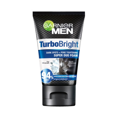 Garnier Men Super Duo Foam Facewash 100Ml