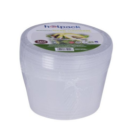 Hotpack Round Microwave Container, 450 ml, 5 pcs