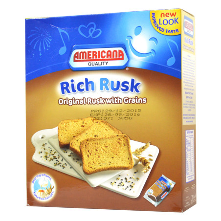 Americana Original Grain Rich Rusk 395G