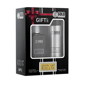مجموعة هدايا عطر سولو روز آند تي 1 قطعة