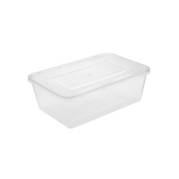 Hotpack Microwave Rectangular Container, 1500 ml, 50 pcs