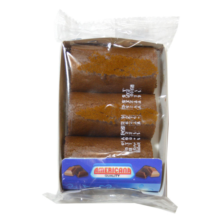 Americana Chocolate Roll, 3 pcs, 75 g