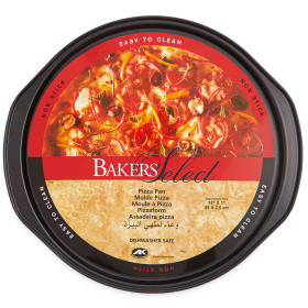 منتقى الخباز AK004 #715 13 بوصة صينية بيتزا دائرية غير قابلة للالتصاق 1 قطعة