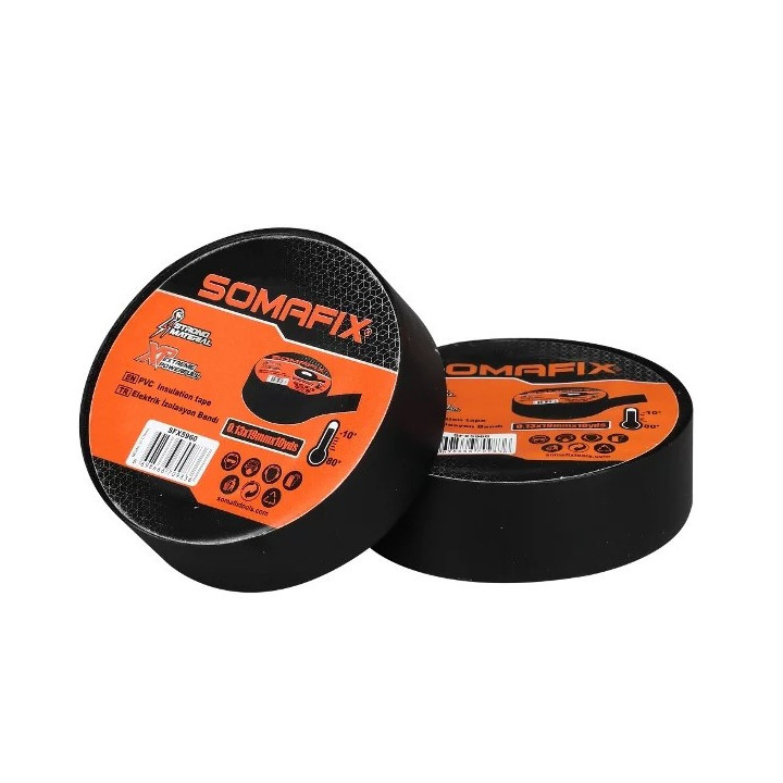 Somafix Electric Tape, Black, No. SFX5960, 1 pc