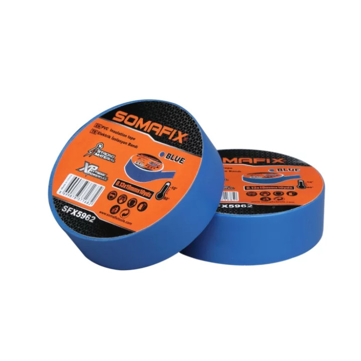 Somafix Electric Tape, Blue, No. SFX5962, 1 pc