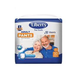Liberty Adult Diaper Pants, X-Large, 10 pcs