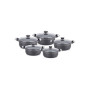 Miralux Ml8080 Darkgrey 10Pcs Cookware Set 1Pc