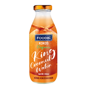 ماء جوز الملك العضوي فودبي 350 مل
