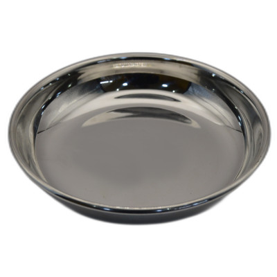 Burhan 5.5In Ss Light Halwa Plate 1Pc