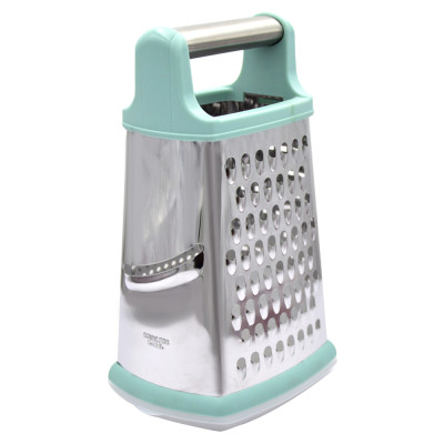 Sadiq #DH0016 #9In 4-Side Stainless Steel Kitchen Grater 1 Pc