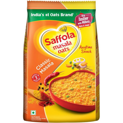 Saffola Bajra And Jowar Classic Masala Oats 500Gm