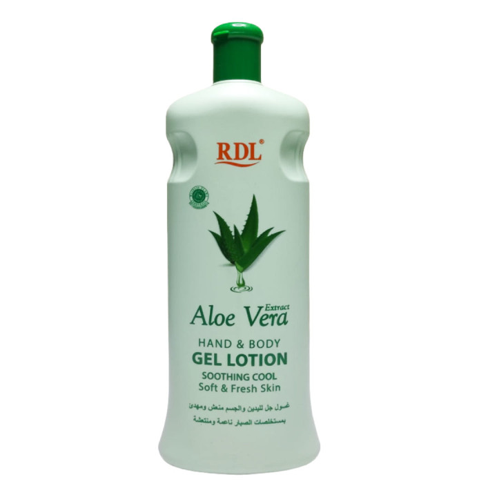 RDL Aloe Vera Hand & Body Gel Lotion, 600 ml