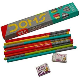 قلم رصاص ميكانيكي ثلاثي الشكل دوماز 12 قطعة 0.5 ملم