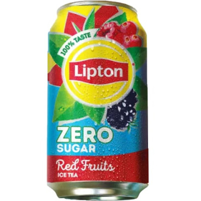 Lipton Red Fruits Zero Sugar Can 320Ml