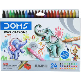 مجموعة فحمات دومز جمبو – 24 لون + ذهبي + فضي