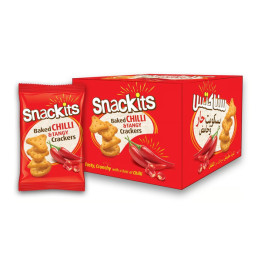 Snackits Baked Chilli and Tangy Crackers, 48 g