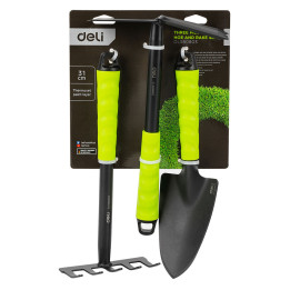 Deli Shovel, Hoe and Rake Set, 31 cm, 1 pc