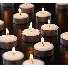 All Fine Eton Tea-Light Candles No. CD-5, 12 pcs