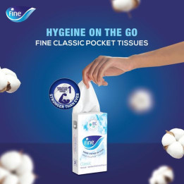 All Fine 10-Ply Pocket Tissues No. NW-5C, 1 pack