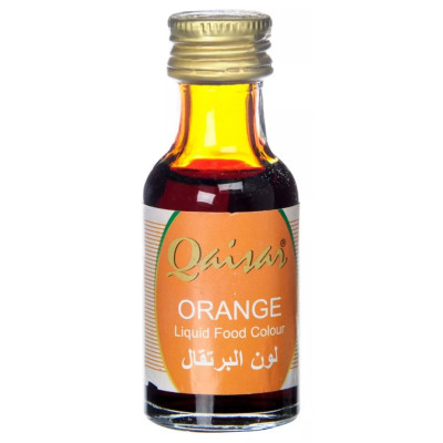 Qaisar Orange Liquid Food Color 28 Ml
