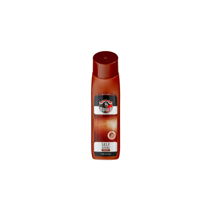 Bufalo Self Shine Brown Liquid Shoe Polish, 75 ml