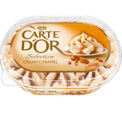 Cartedor Selection Cream Caramel Icecream Box 850Ml