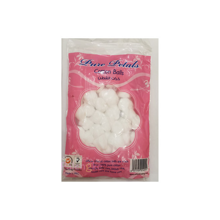 Pure Petal Cotton Balls, 100 pcs