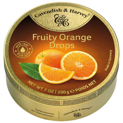 Cavendish Orange Flavored Drops 200Gm