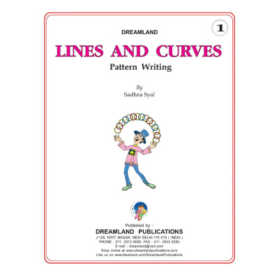 Dreamland Pattern Writing Lines And Curves Activity Book 1Pcs