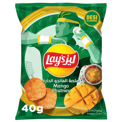 Lays Mango Chutney Potato Chips 40G