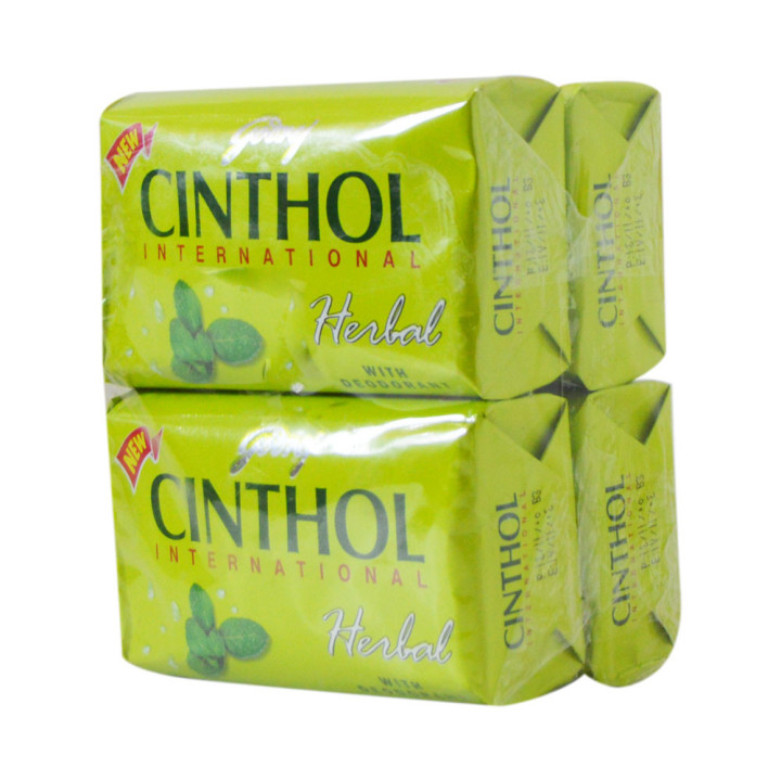 Cinthol Herbal Soap Combo Pack, 4 x 175 g