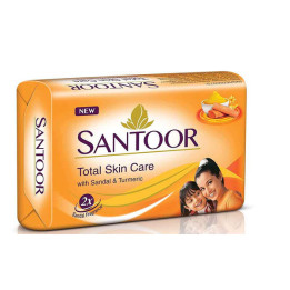 Santoor Sandal and Turmeric Soap, 175 g