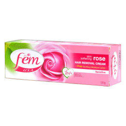 Fem Sensitive Rose Hair Removal Cream, 120 g