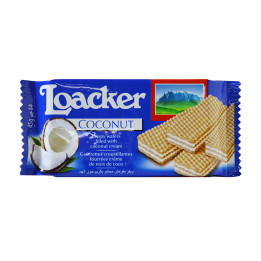 Loacker Coconut Wafer, 45 g