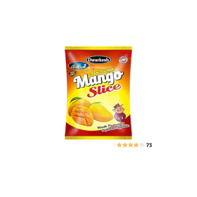 Dwarkesh Mango Slice Candy 100G
